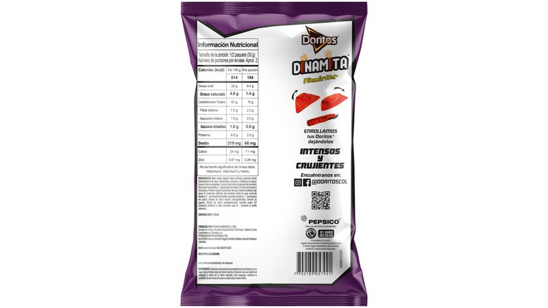 DORITOS DINAMITA FLAMING HOT 