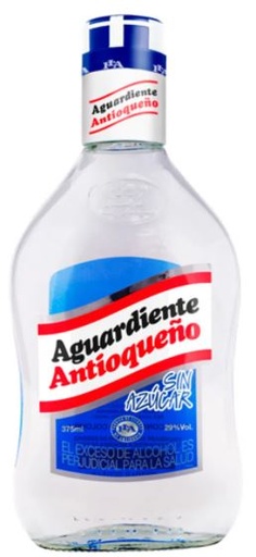 AGUARDIENTE AZUL 375ML 