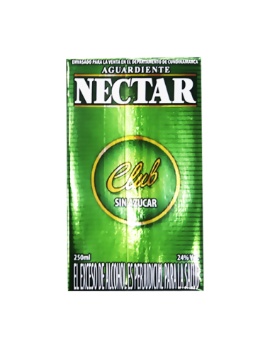 AGUARDIENTE NECTAR VERDE 250 ML 