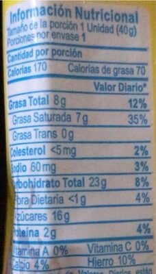 BARRITA CHOCORAMO 40 G 