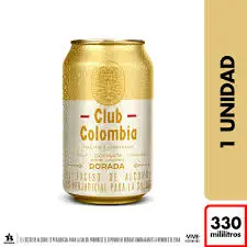 CERVEZA  CLUB COLOMBIA DORADA 330 ML 