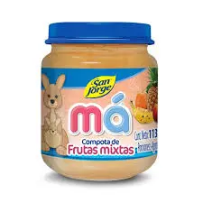 COMPOTA FRUTAS MIXTAS SAN JORGE 113 G 